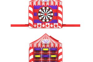 Jeu gonflable lancer de fléchettes 