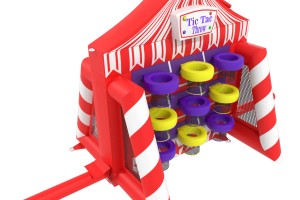 Jeu gonflable lancer de fléchettes 