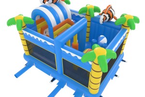 Château gonflable poisson clown 