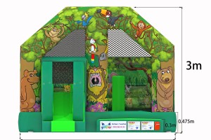 Acheter château gonflable jungle 