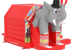 A vendre: Château gonflable cirque éléphant