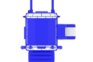 A vendre: Petit château gonflable chevalier blue. 