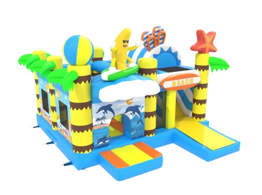 Multiplay gonflable plage