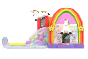 Combo gonflable licorne