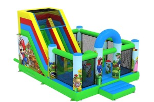 Château gonflable Mario. 