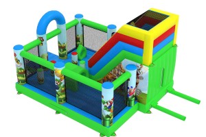 Château gonflable Mario. 