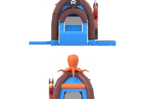 château gonflable pirate